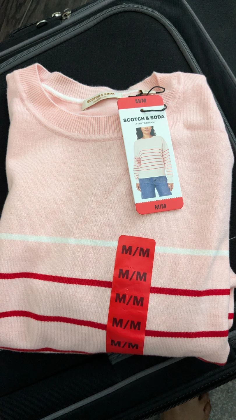 Scotch & Soda Pink Striped Sweater - photo 3