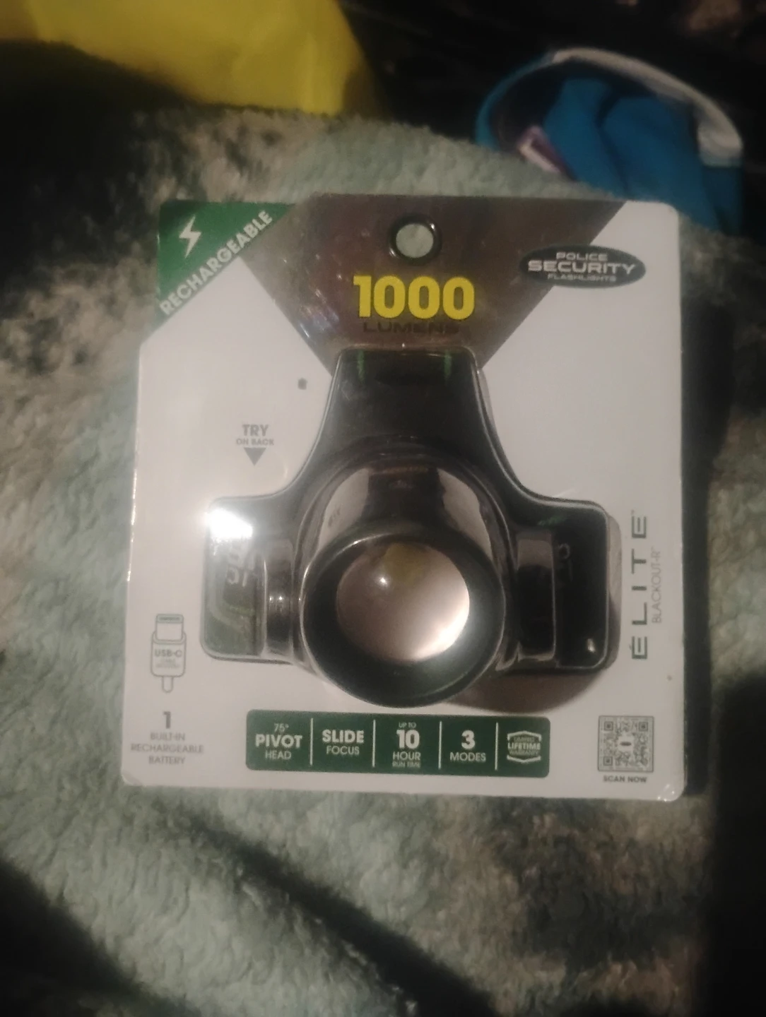 Police Security Elite Rechargeable Headlamp