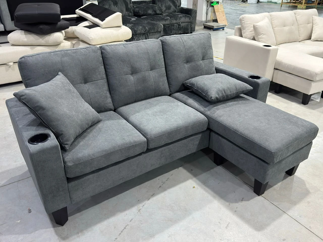 Sofa Sectional with Chaise Reversible