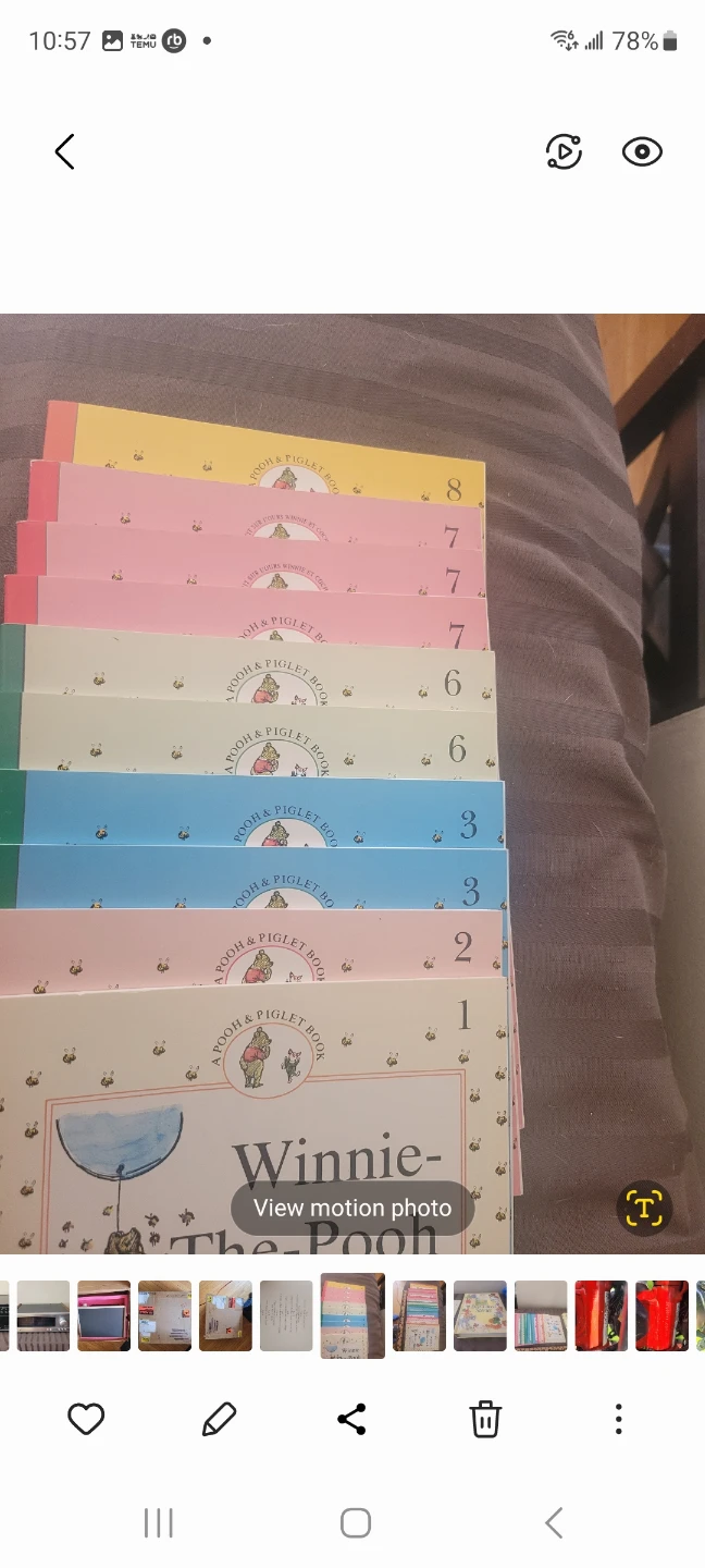 New 1990 Children Stories Books Winnie the Pooh Best Love Story - photo 4