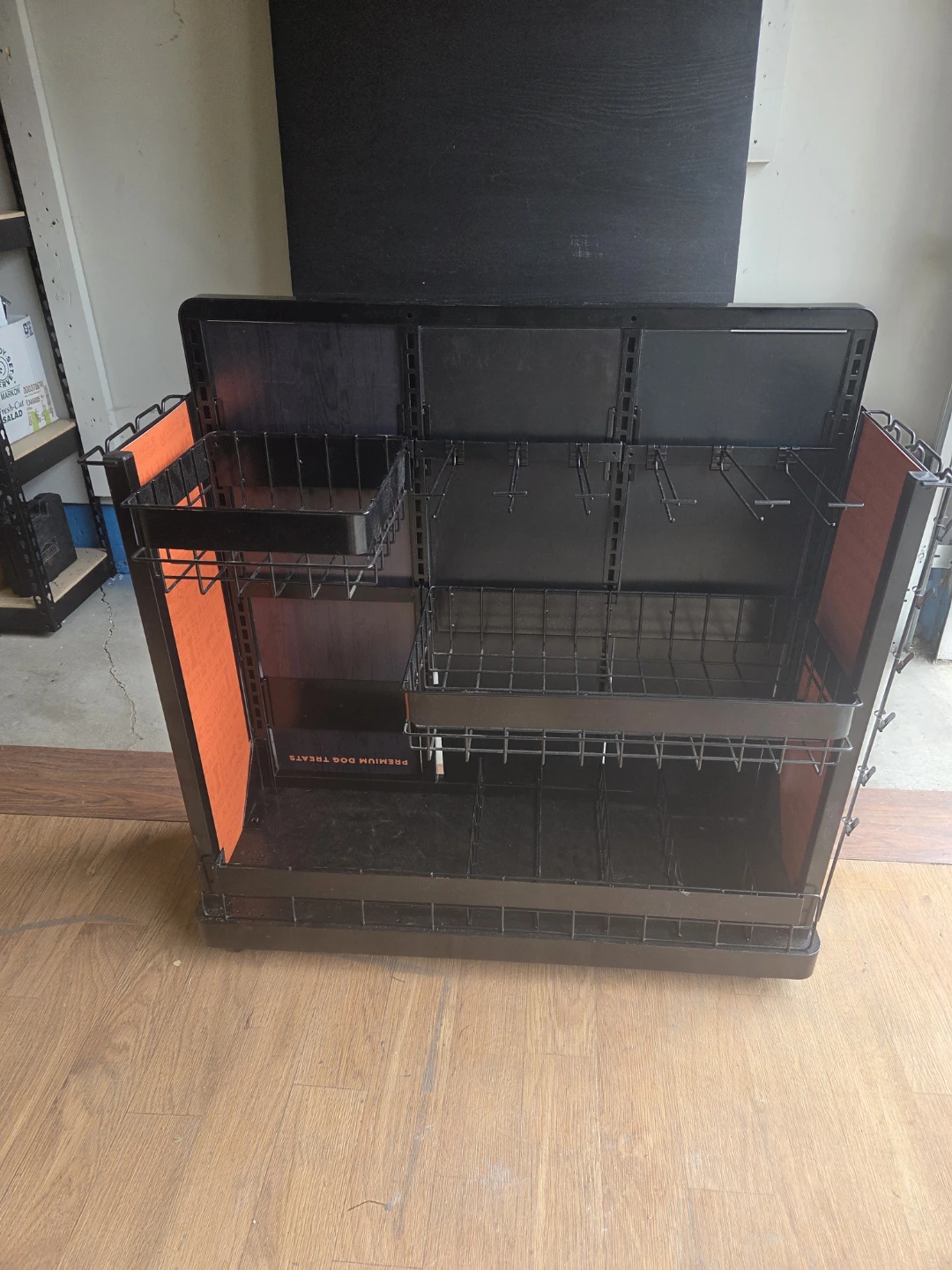 2 Metal display cases
