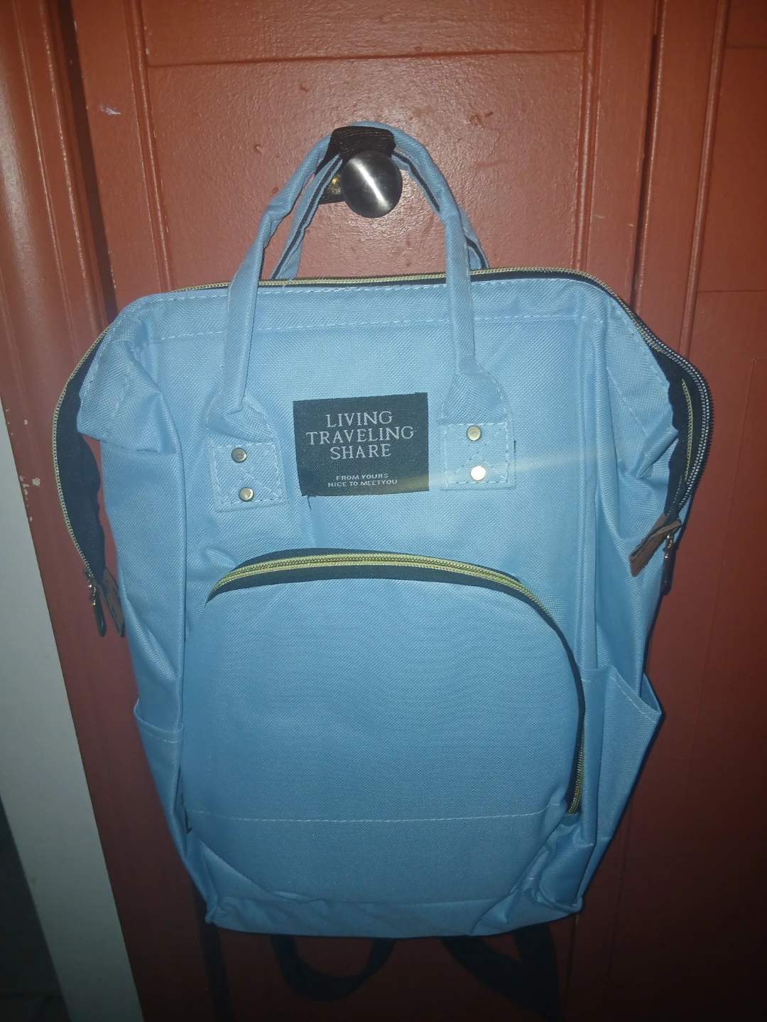 Light Blue Backpack
