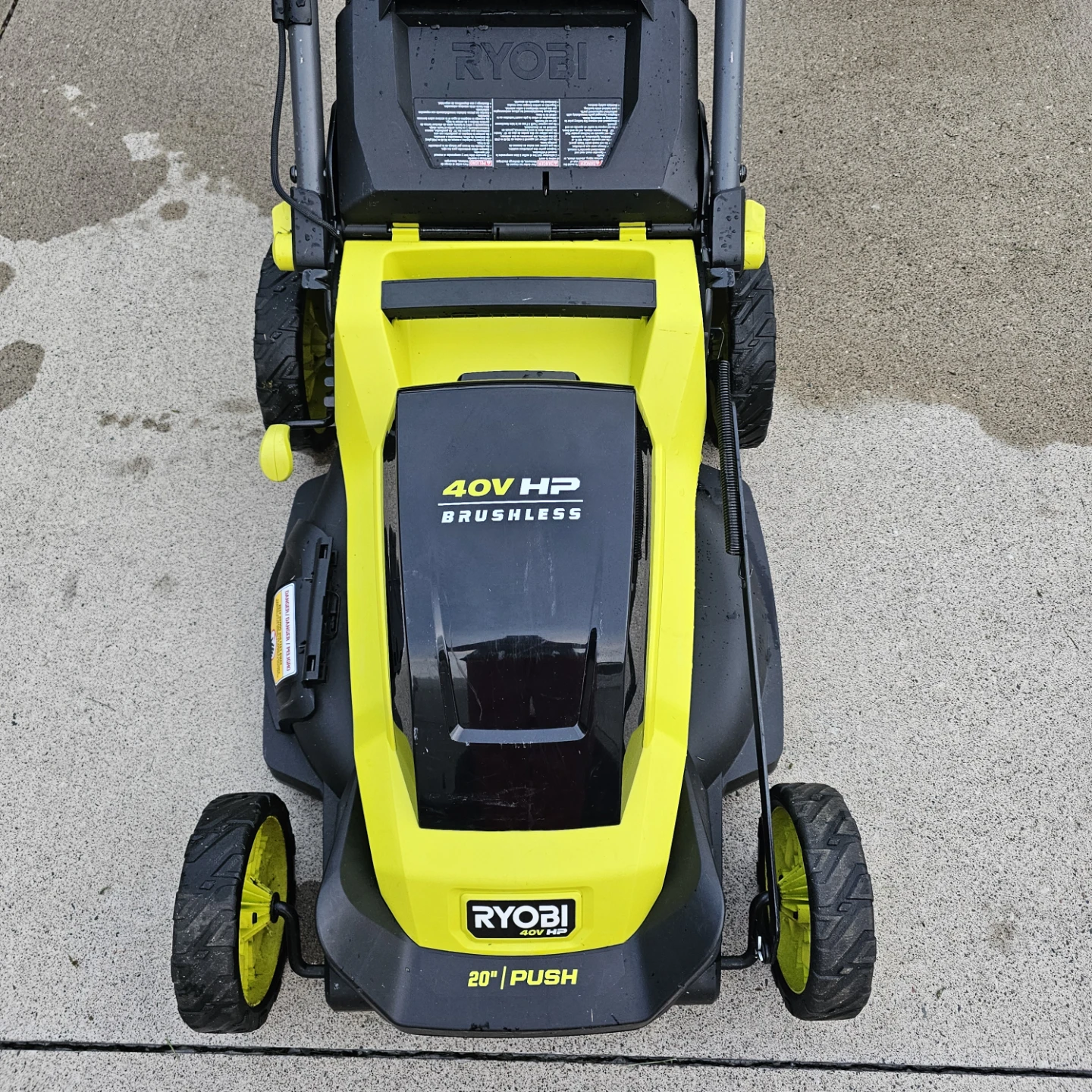 Ryobi 40V HP Brushless 20" Push Lawn Mower