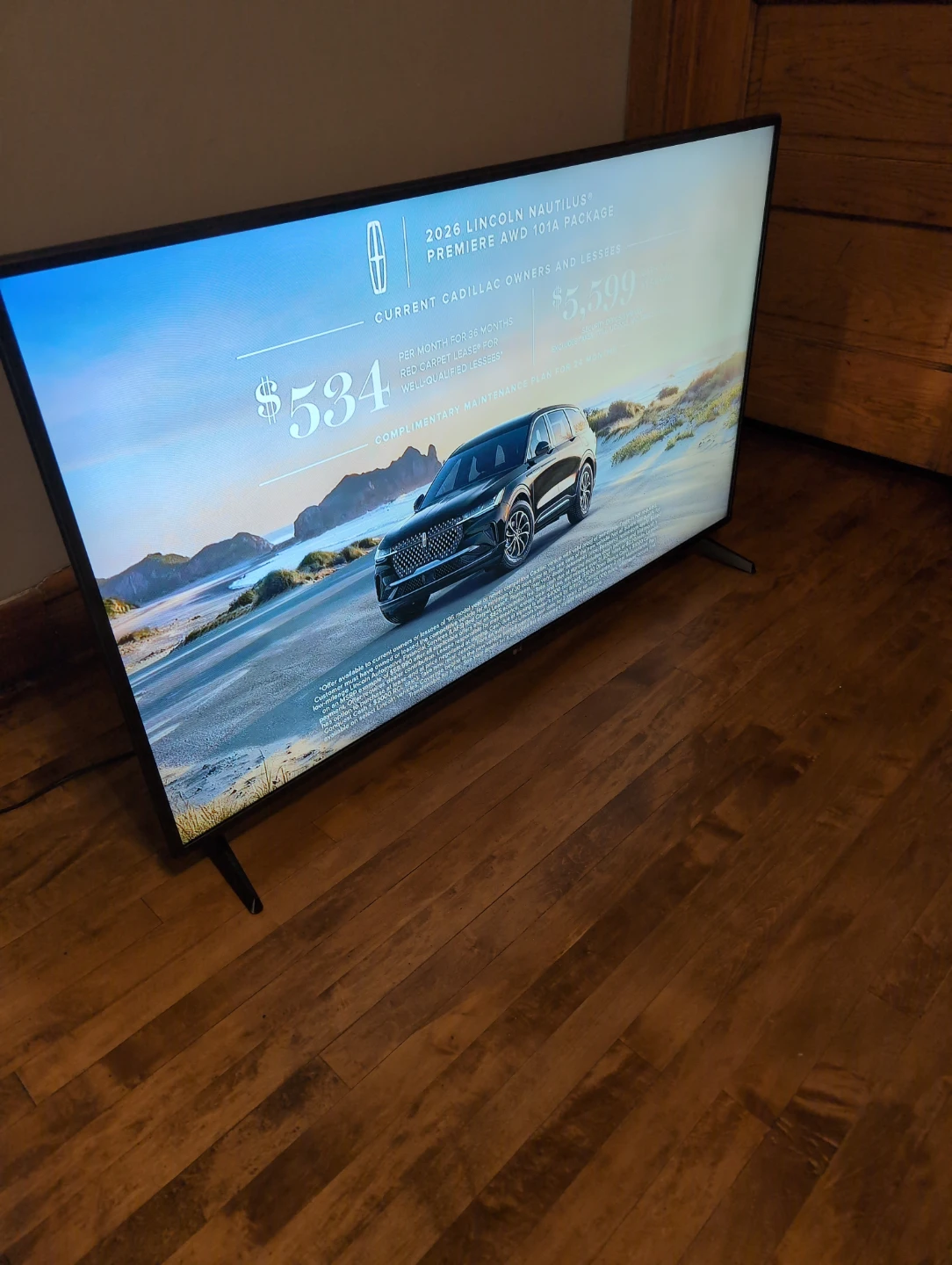 LG 55-inch TV.