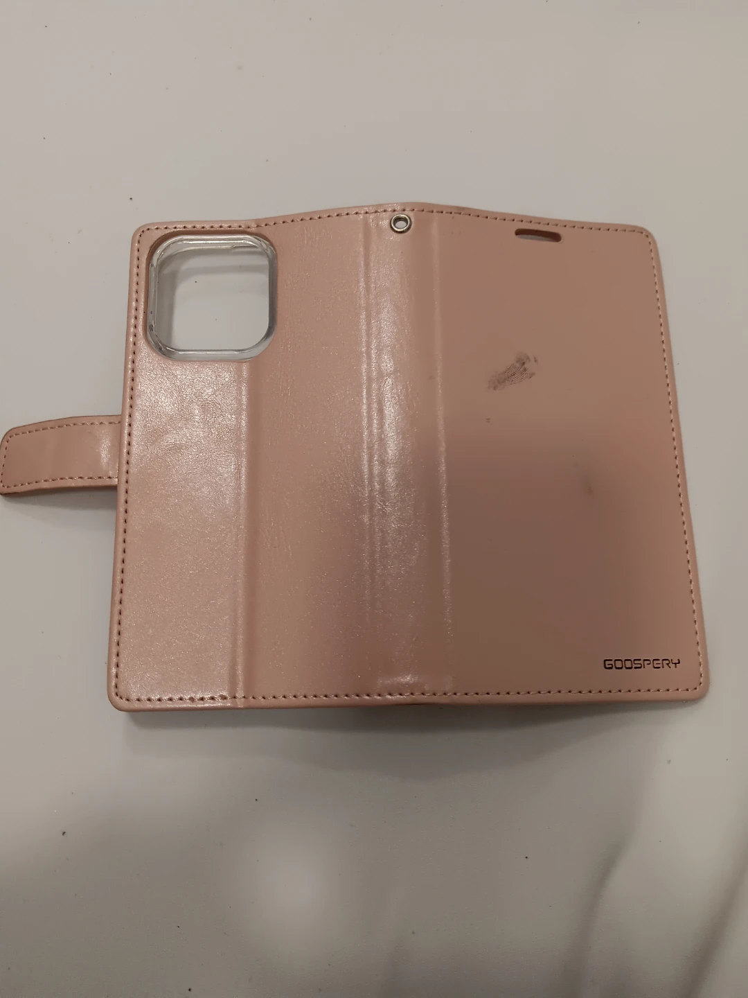 GOOSPERY Pink Faux Leather Wallet Phone Case - photo 3