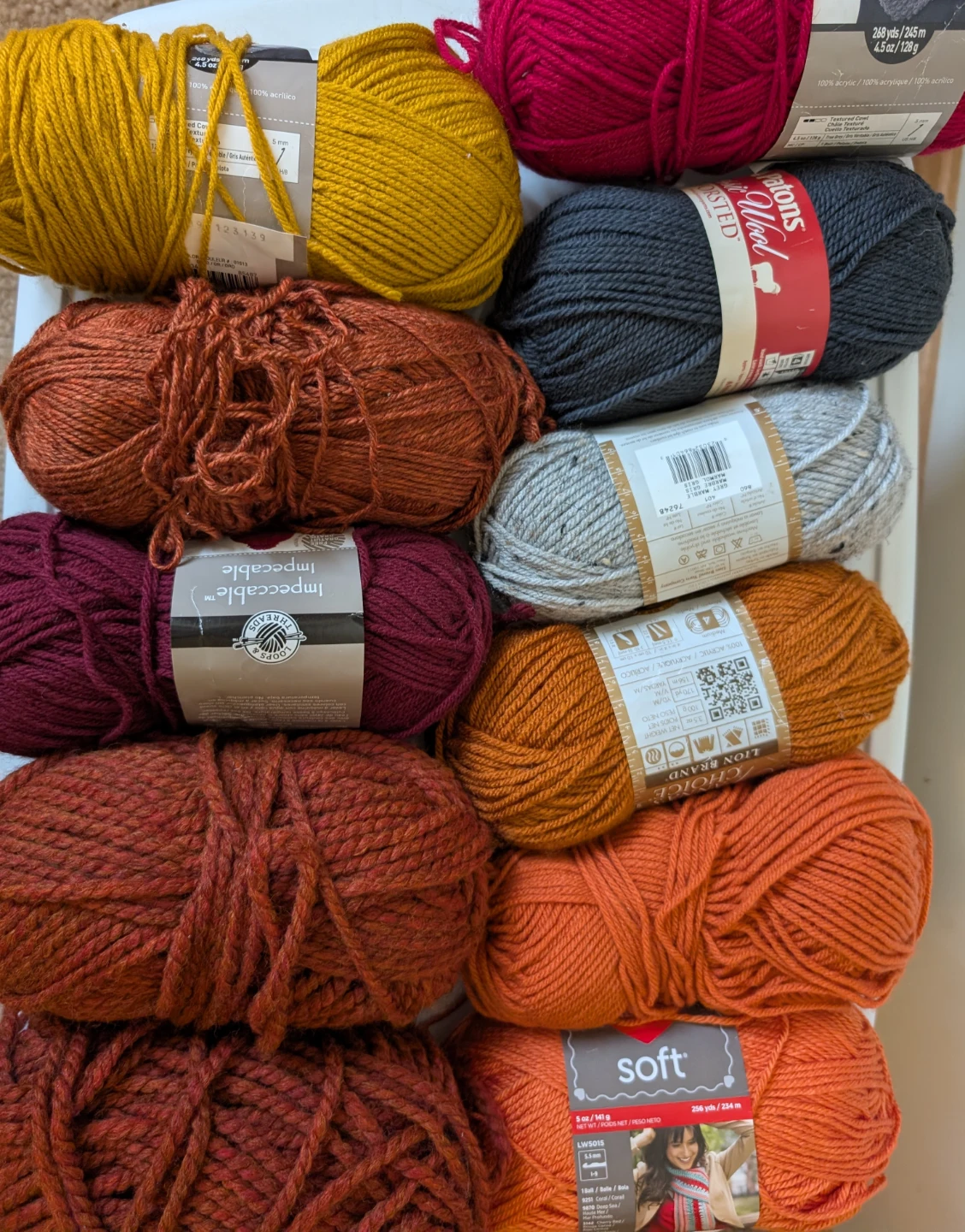 big bag of mixed yarn - photo 2