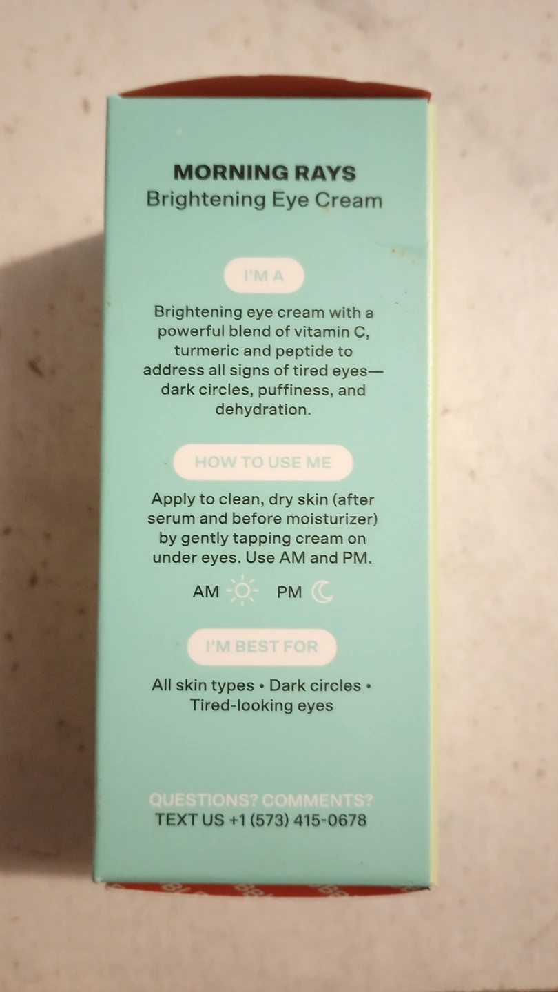 BUBBLE Morning Rays Brightening Eye Cream - photo 2