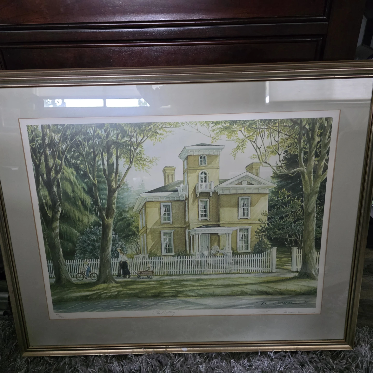 Framed Print "The Rectory" by Tricia Romance