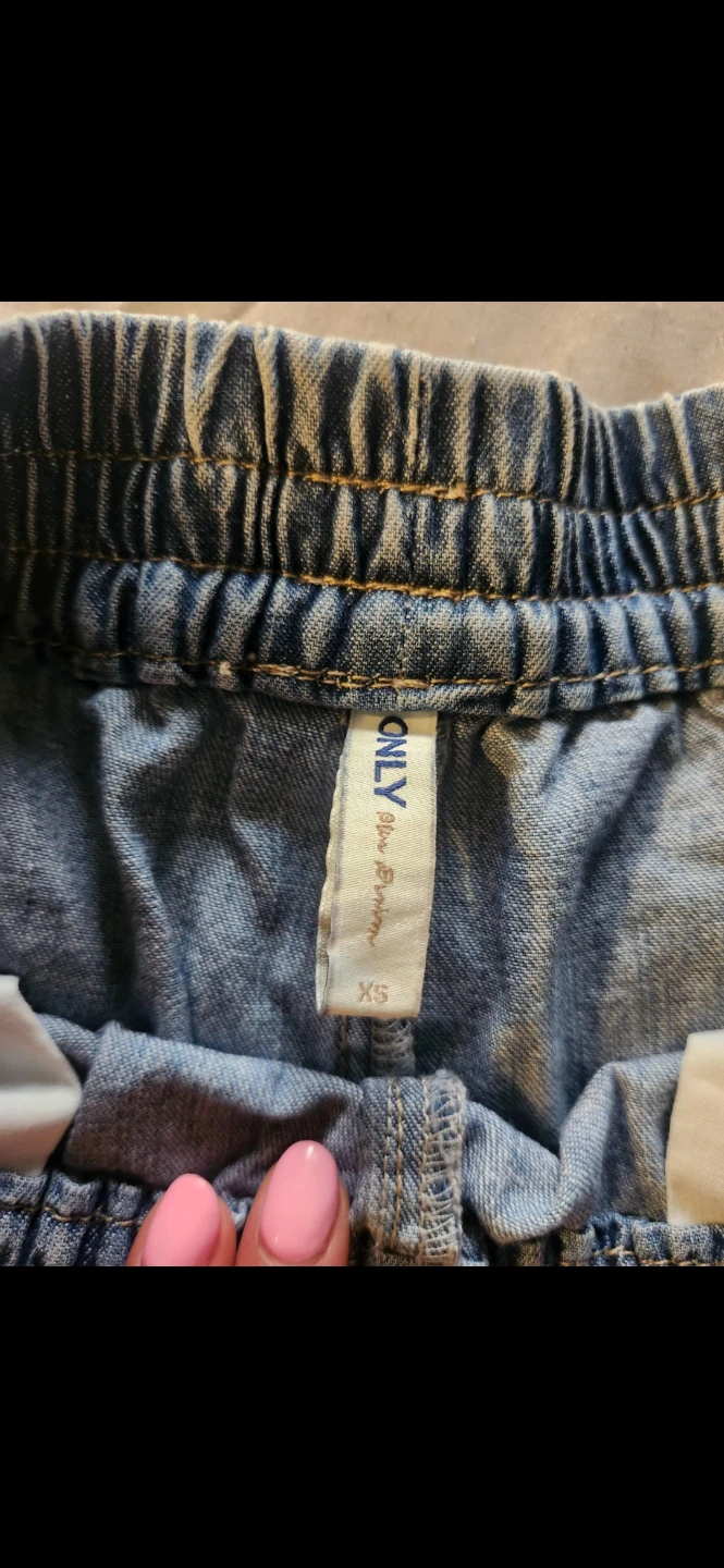 ONLY Light Wash Denim Shorts XS - photo 2
