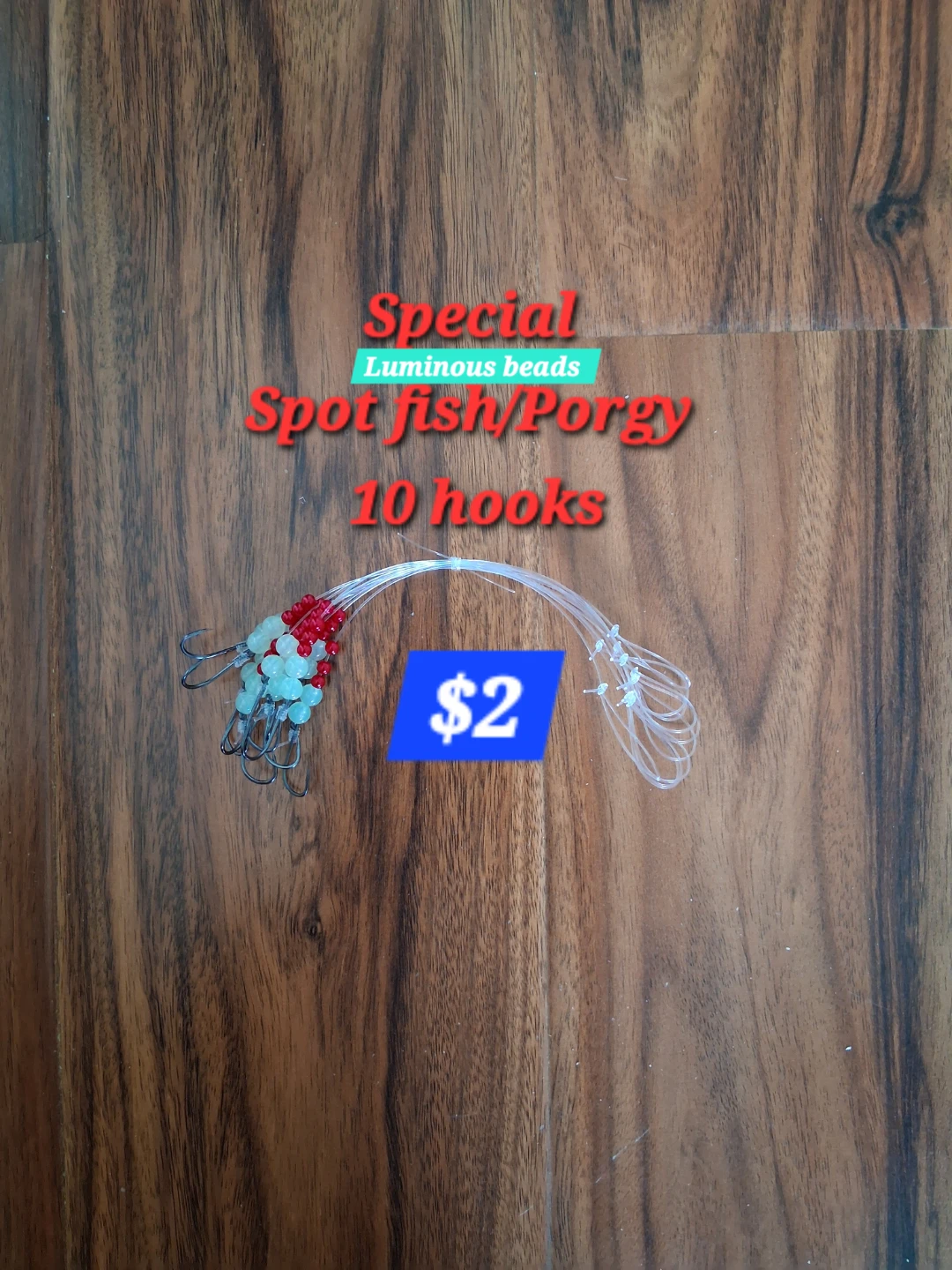 Spot fish/Porgy 10 hooks - photo 2