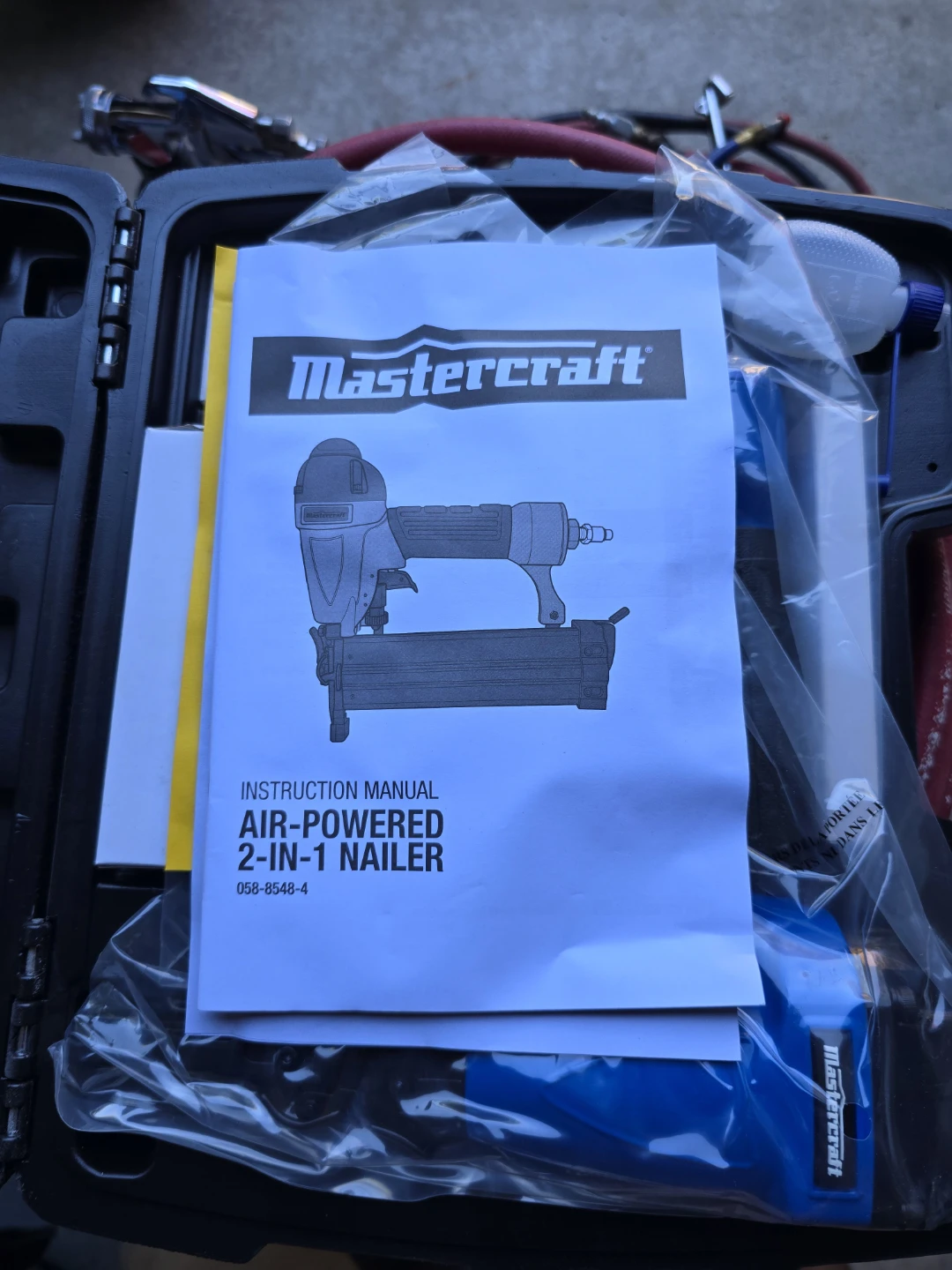 Mastercraft Air-Powered 2-in-1 Nailer - photo 2