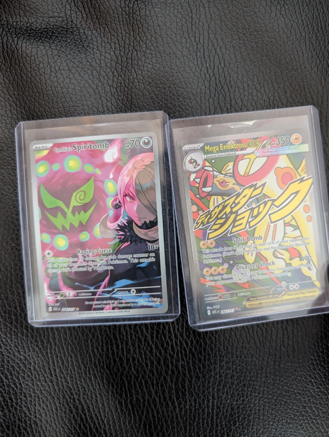 Pokemon Cards - Cynthia's Spiritomb & Mega Electross EX