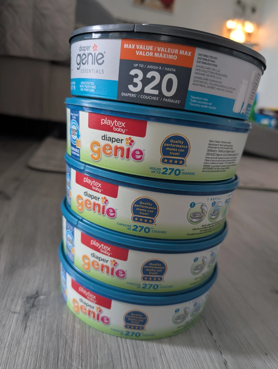 Playtex Diaper Genie refill pack of 5