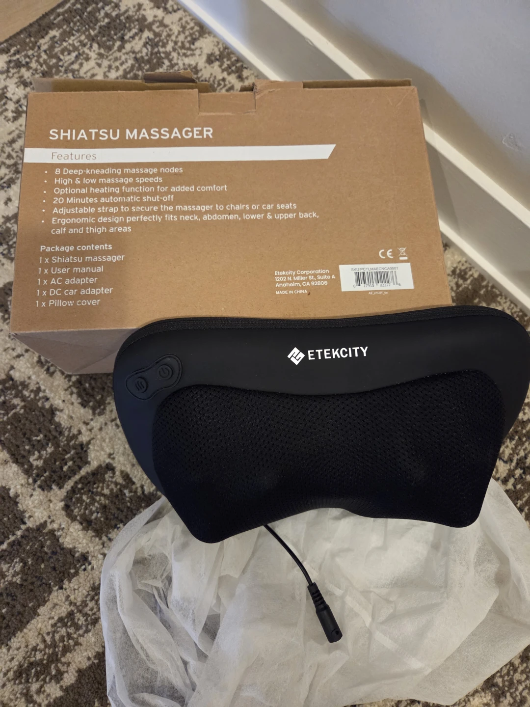 Etekcity Shiatsu Massager with Heat - photo 4