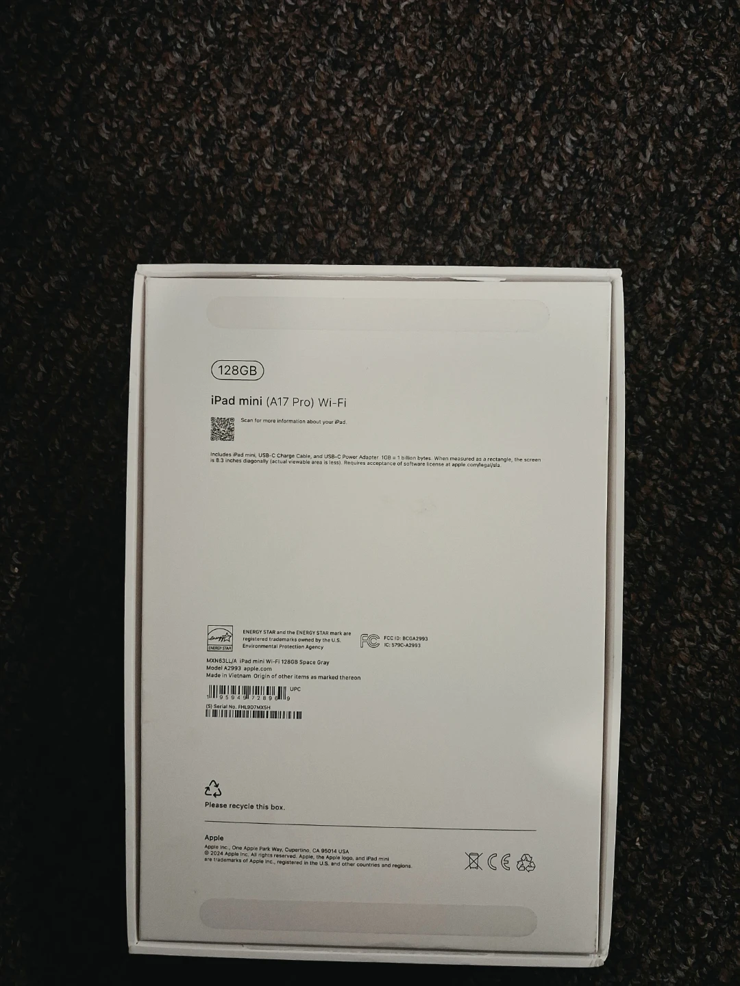 Apple iPad mini (A17) Wi-Fi 128GB - Space Gray - photo 3