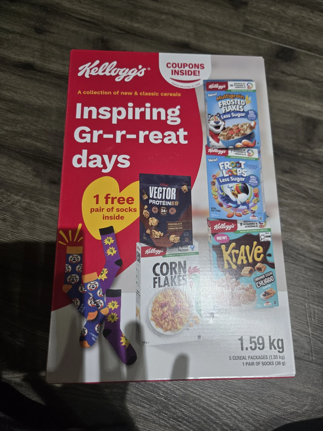 Kellogg's Inspiring Gr-r-reat Days Cereal Bundle 1.59kg