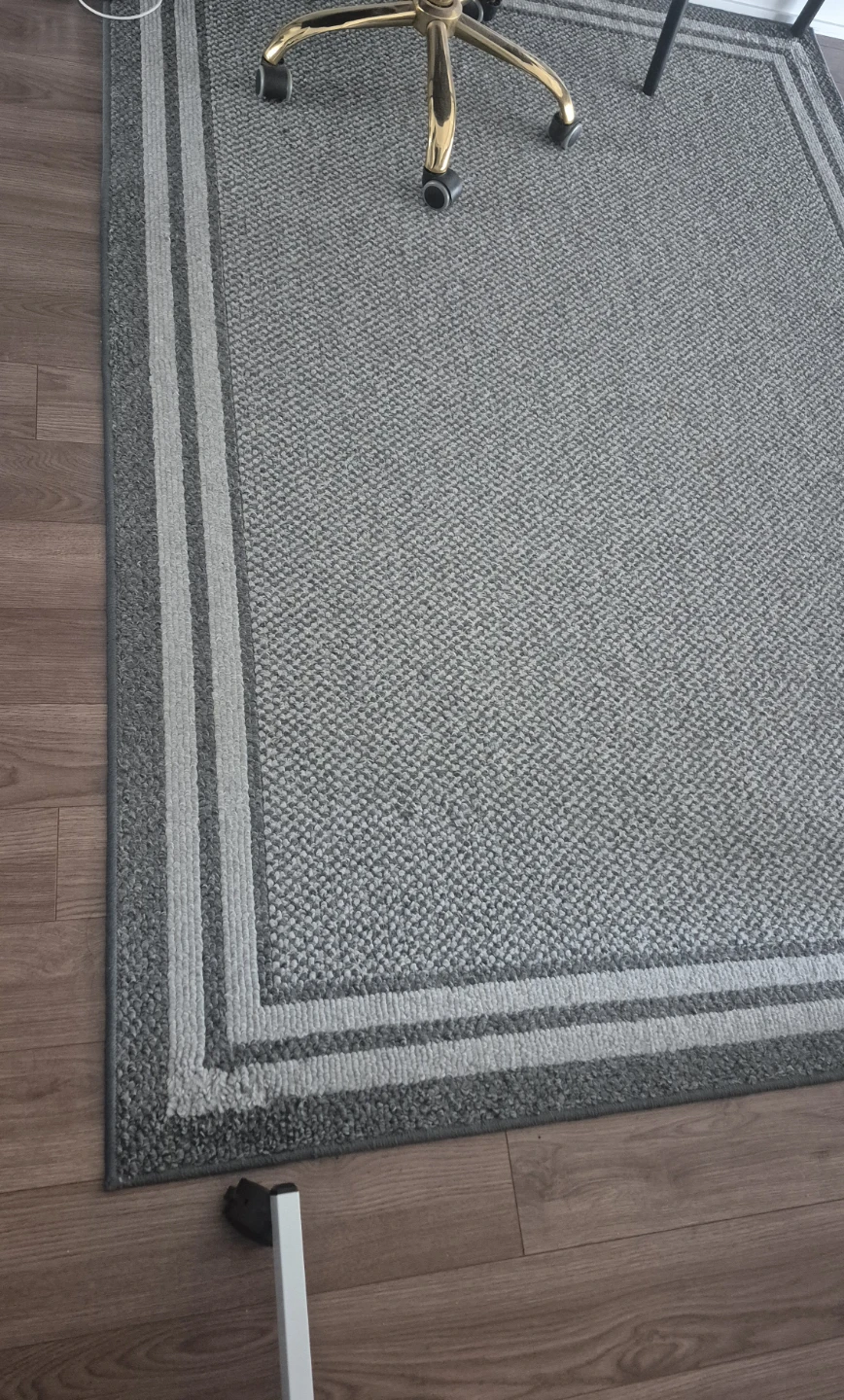 Grey Accent Area Rug in very good conditon - photo 2
