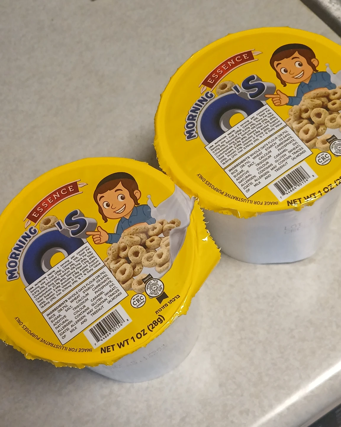 Morning Essence O's Cereal Cups (2-Pack)