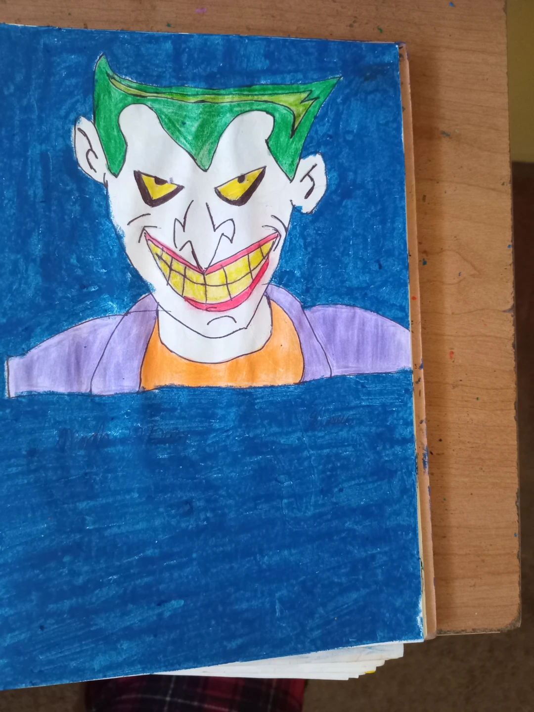 Joker Redone with Blue Background - photo 2