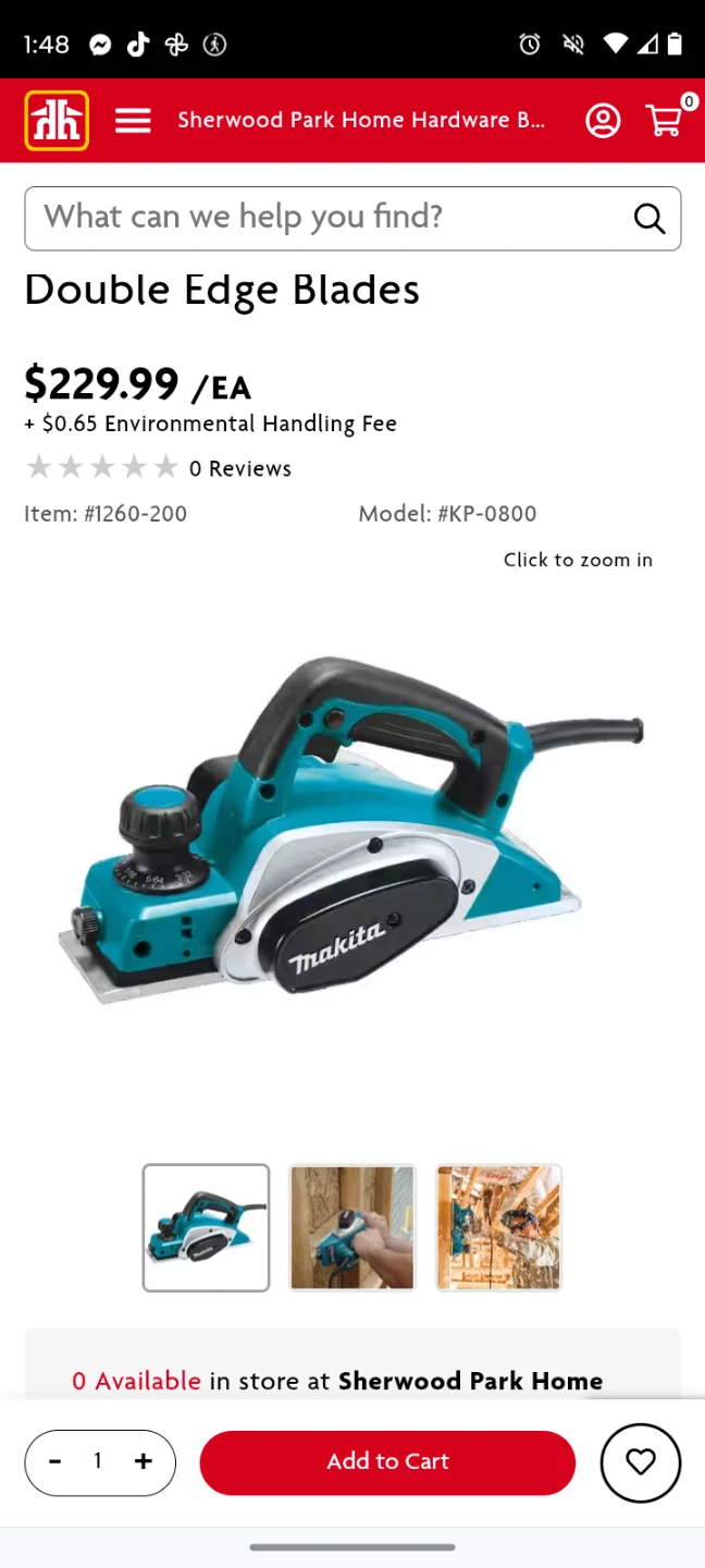 Makita 3-1/4" Planer KP0800 - photo 3