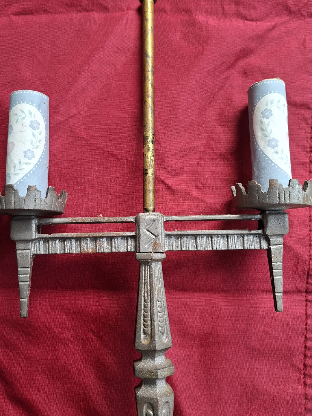 Vintage 2-Light Candlestick Lamp - photo 3