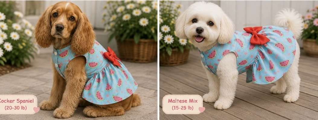 NEW Dog Dress with Watermelon Print - photo 2