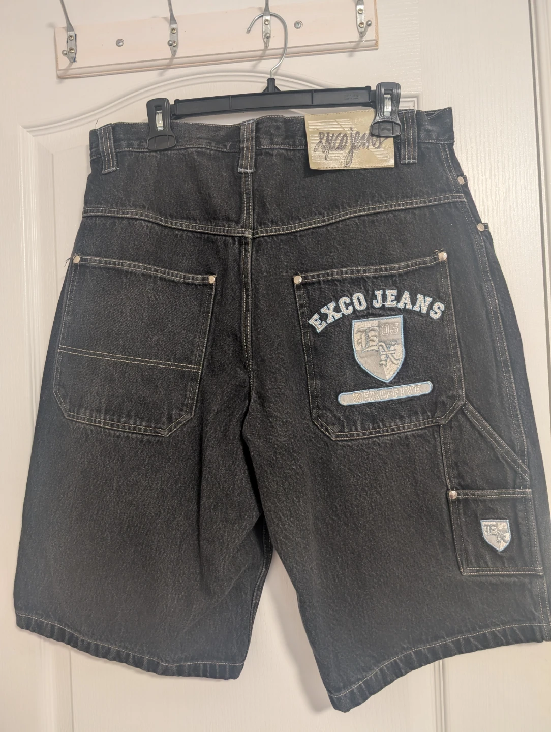 EXCO JEANS Men's Black Denim Shorts - photo 3