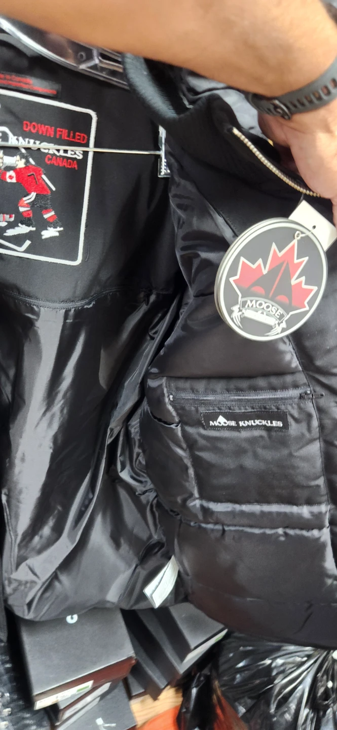 Moose Knuckles Down Filled Parka - Black - photo 2