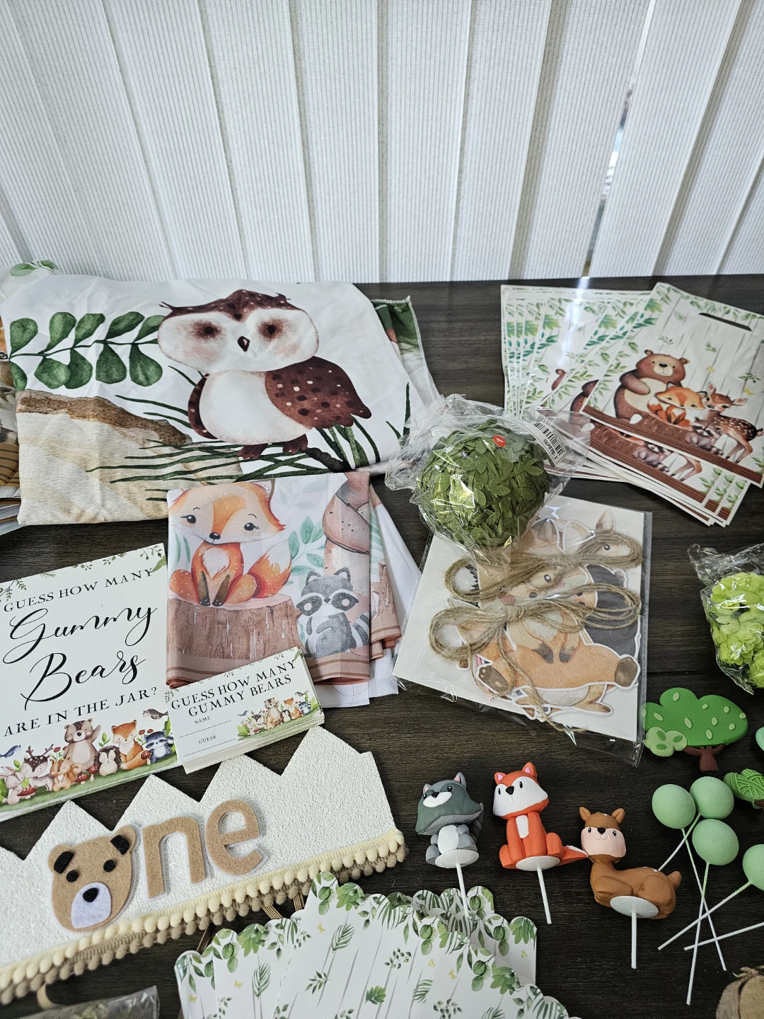 Woodland Party 1st Birthday Decor - photo 4