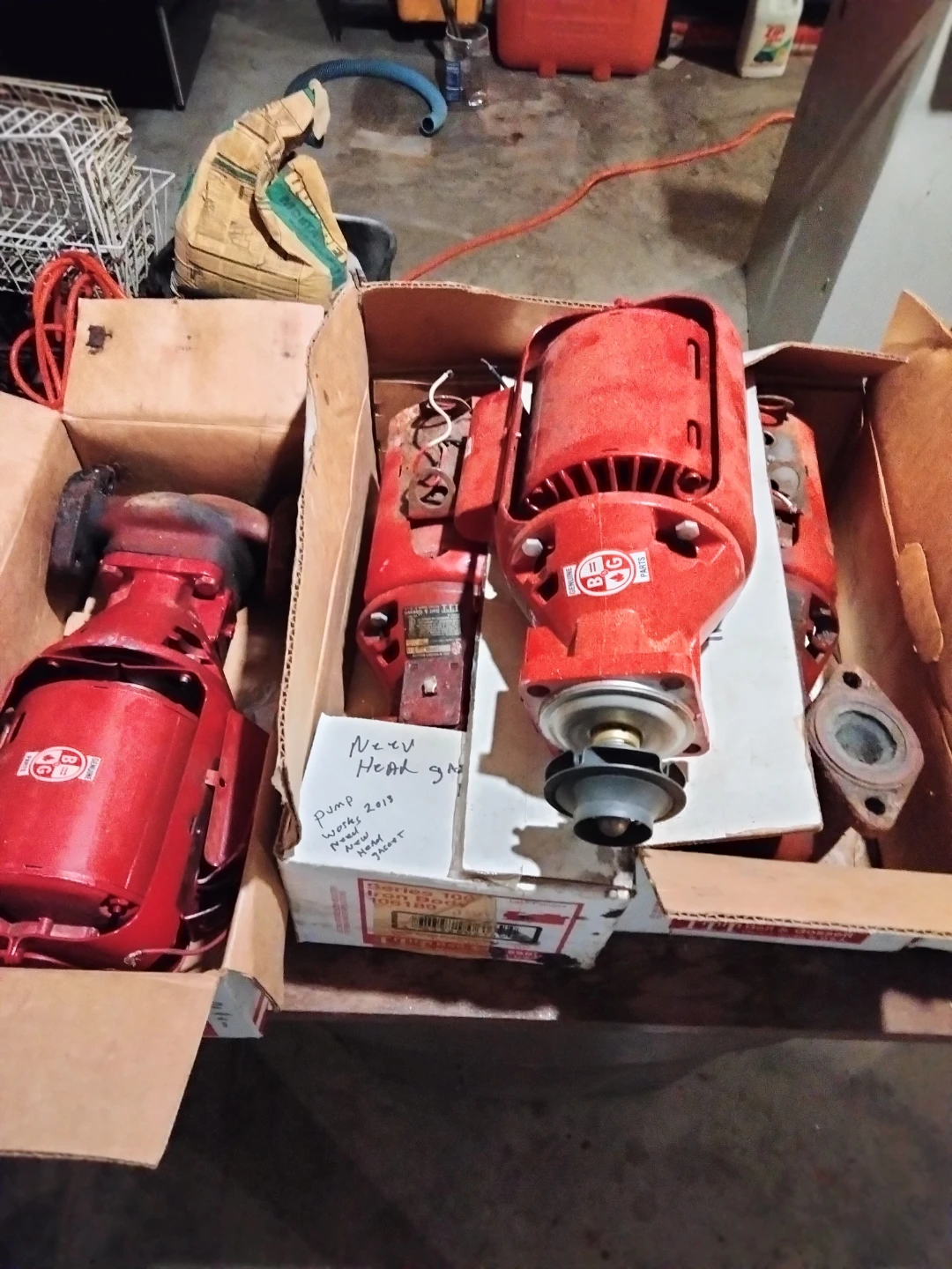 5- used Bell & Gossett Booster Pump 100 series circulating pumps - photo 3