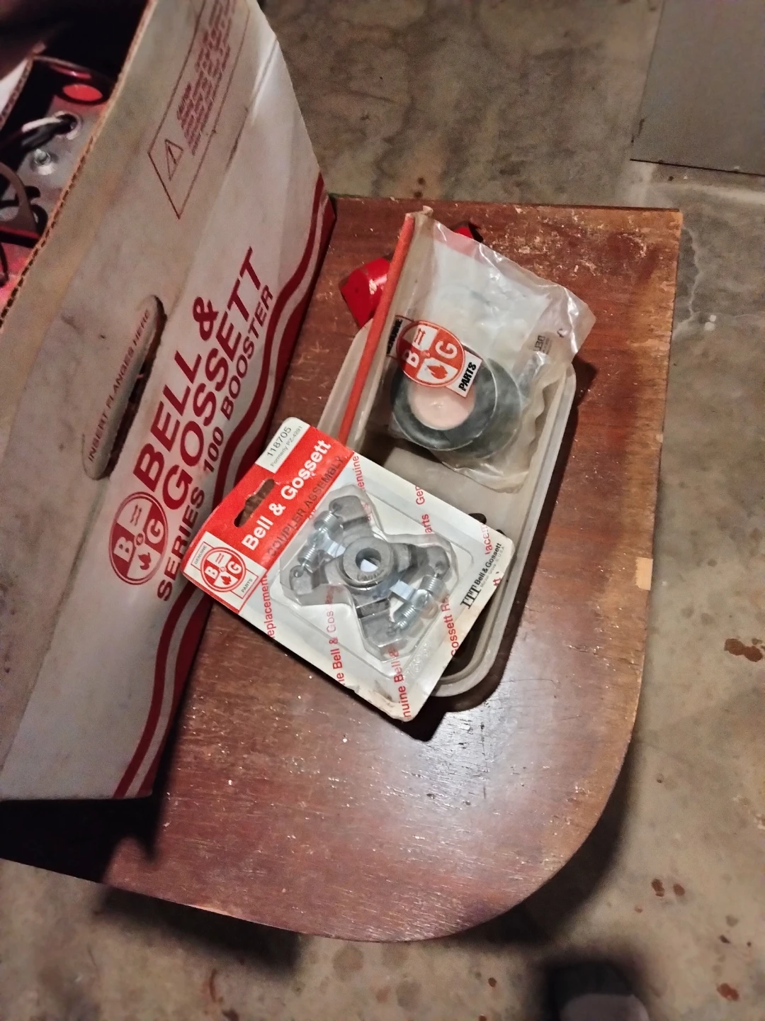5- used Bell & Gossett Booster Pump 100 series circulating pumps - photo 5
