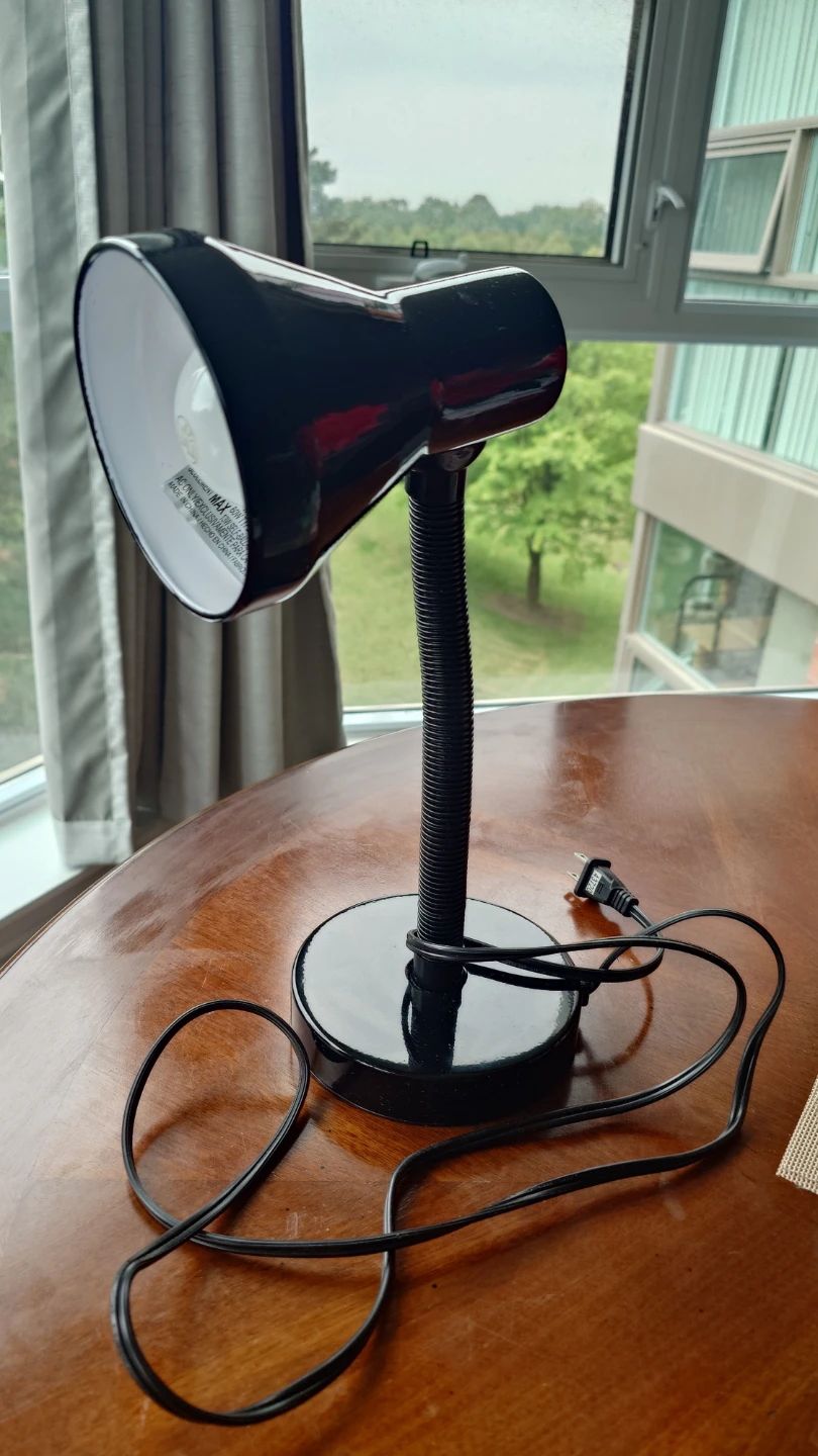 Black Flexible Gooseneck Desk Lamp - photo 2