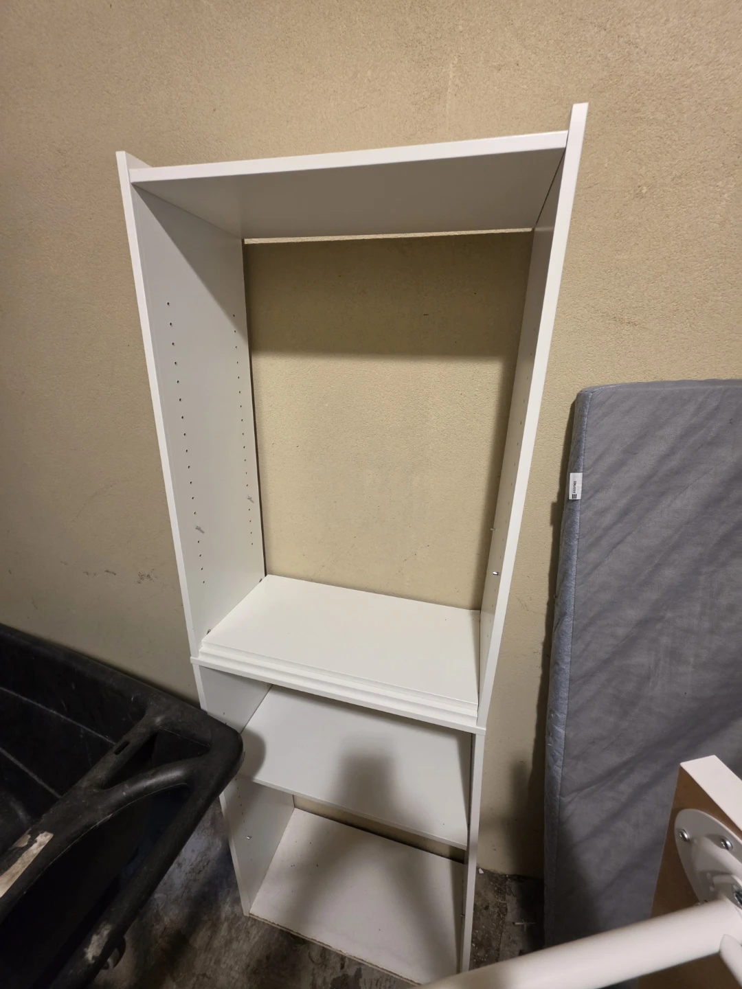 White Storage Shelf Unit