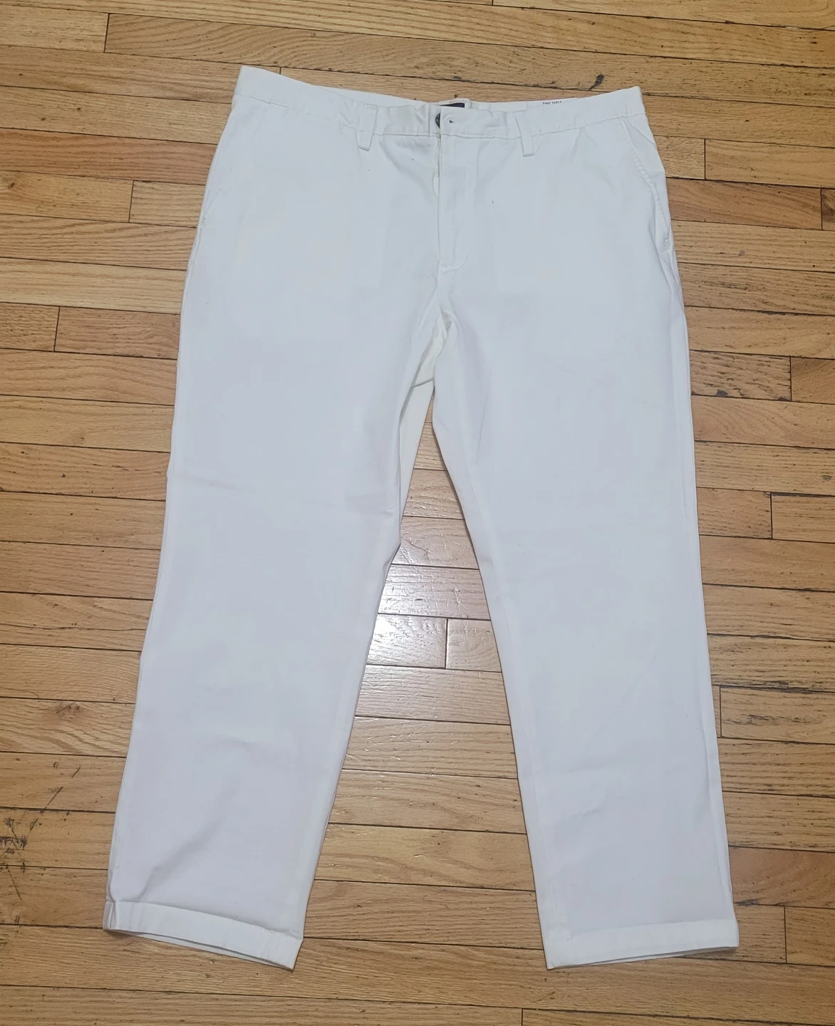 Club Room Men's Chino Pants - Bright White, 38W x 30L