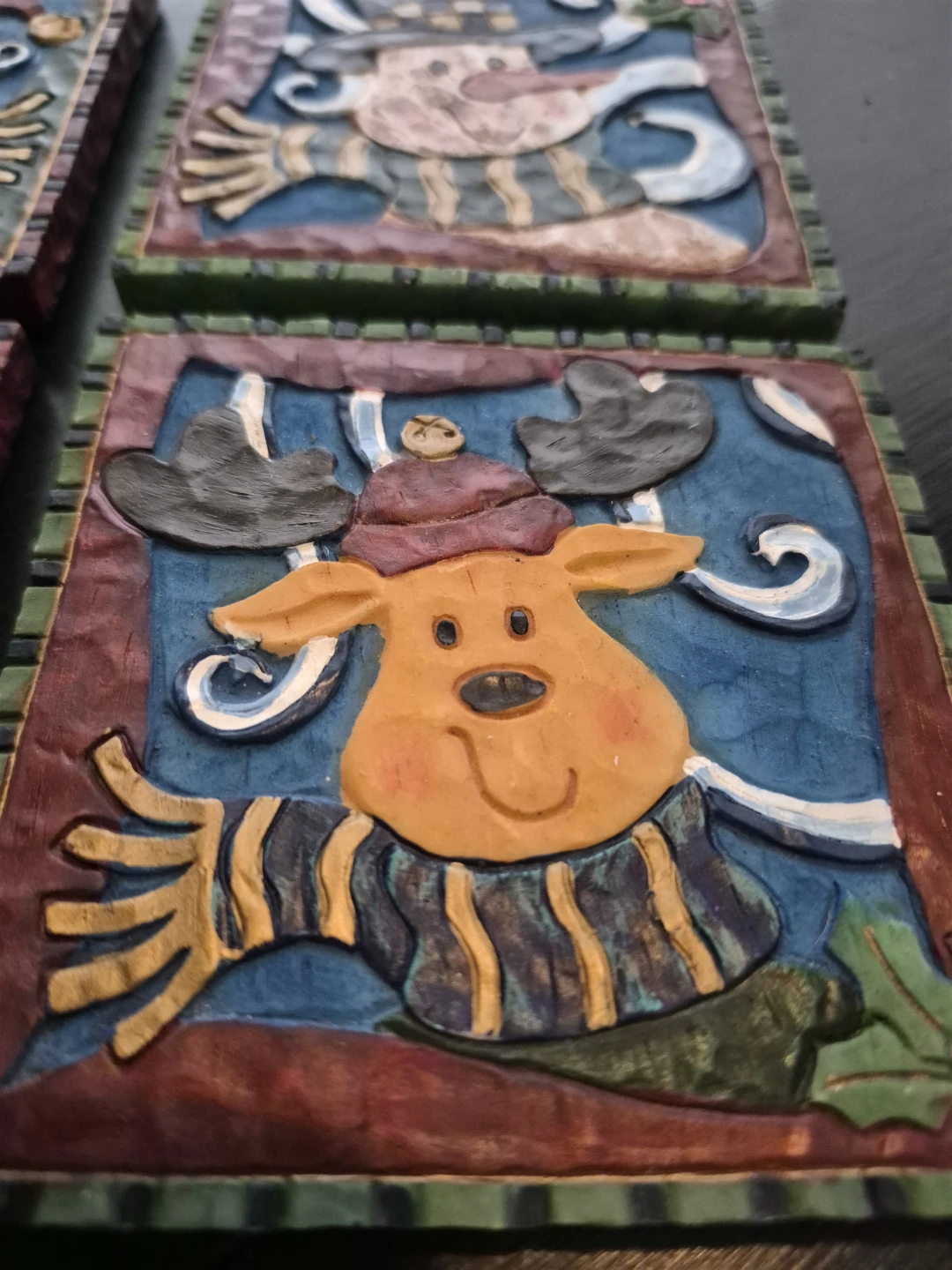 Set of 4 Christmas Coasters - photo 2