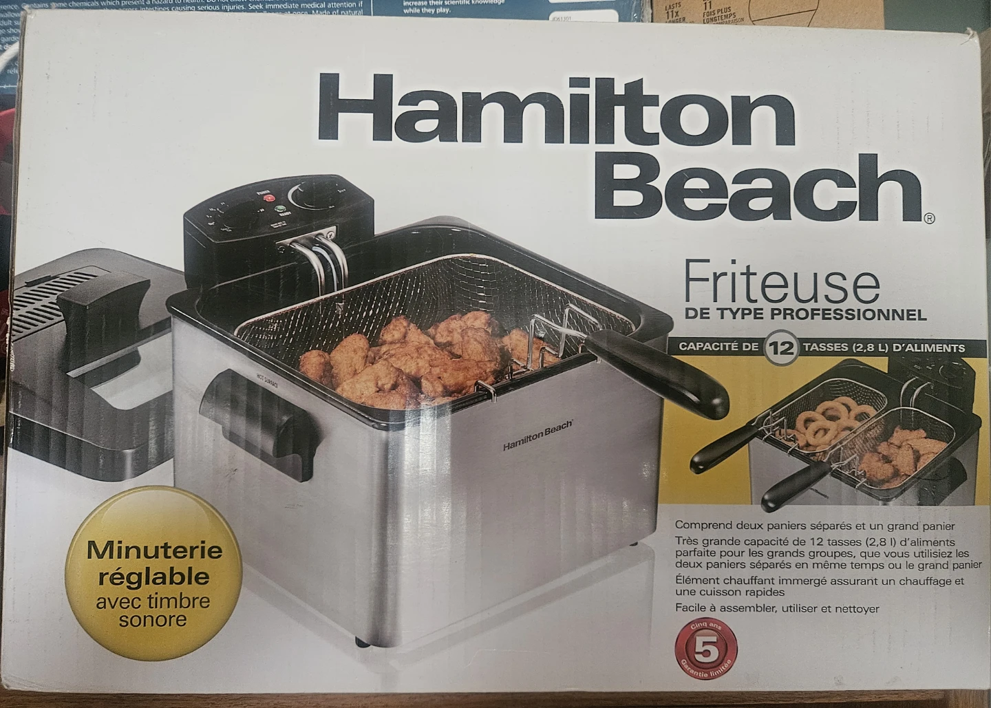 Hamilton Beach 12-Cup Professional Deep Fryer