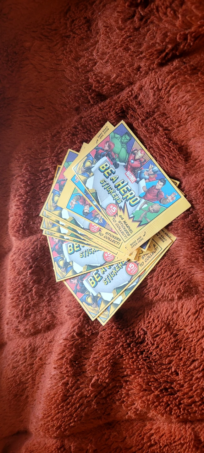 FREE Marvel Be A Hero Stickers FREE if kids still collecting