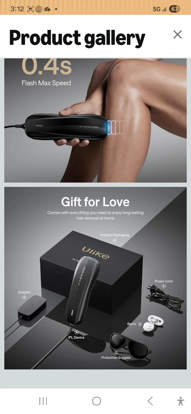 Ulike IPL Hair Removal Device - photo 4