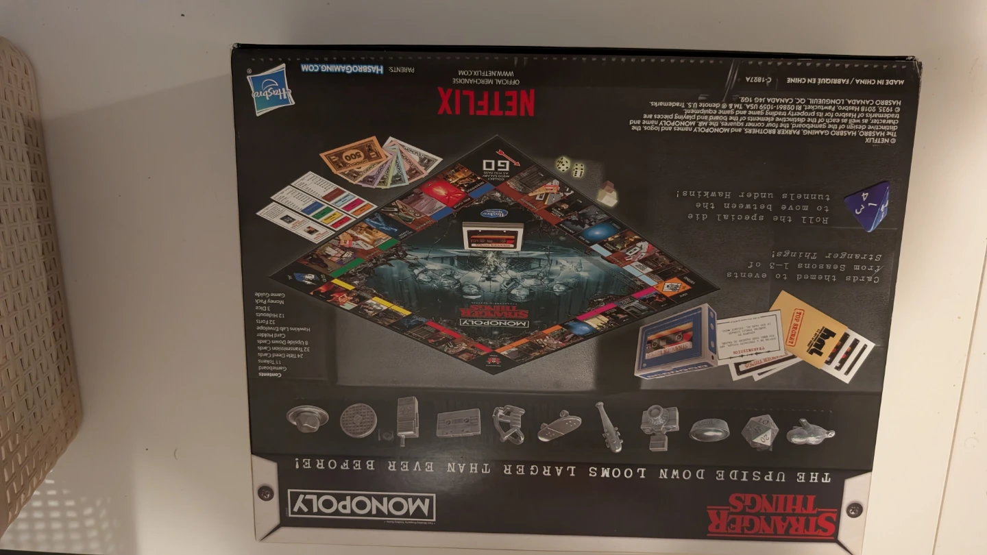 Stranger Things Monopoly Collector's Edition Board Game - photo 2