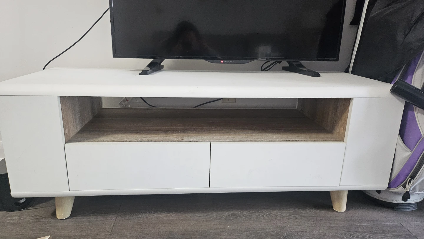 White Entertainment Unit