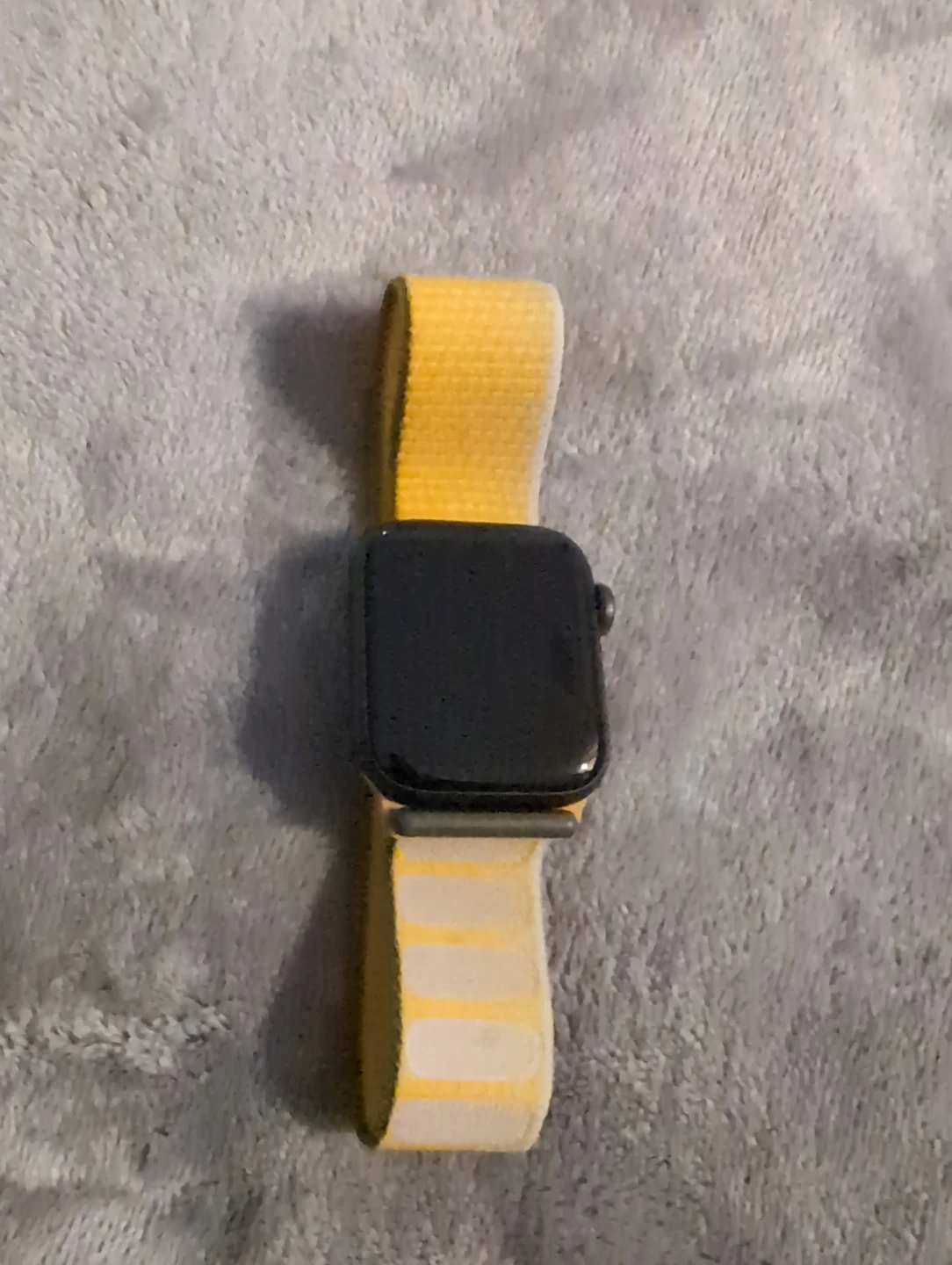 Apple Watch Series 6 with Yellow Sport Loop