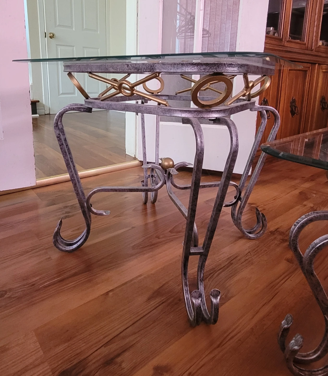Glass Top Coffee Table and End Table Set - photo 3
