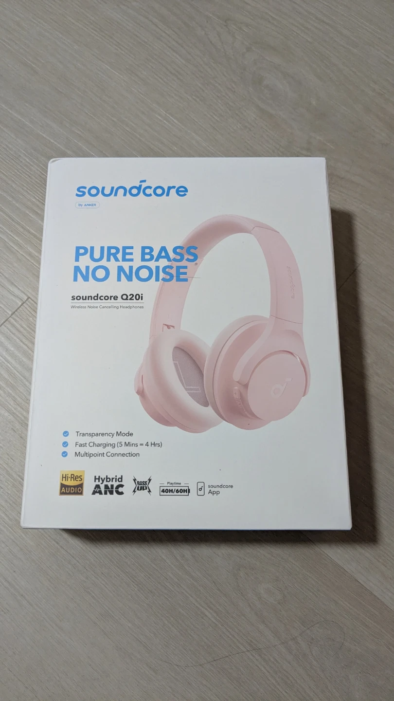 Pink Soundcore Q20i Wireless Noise Cancelling Headphones - photo 2