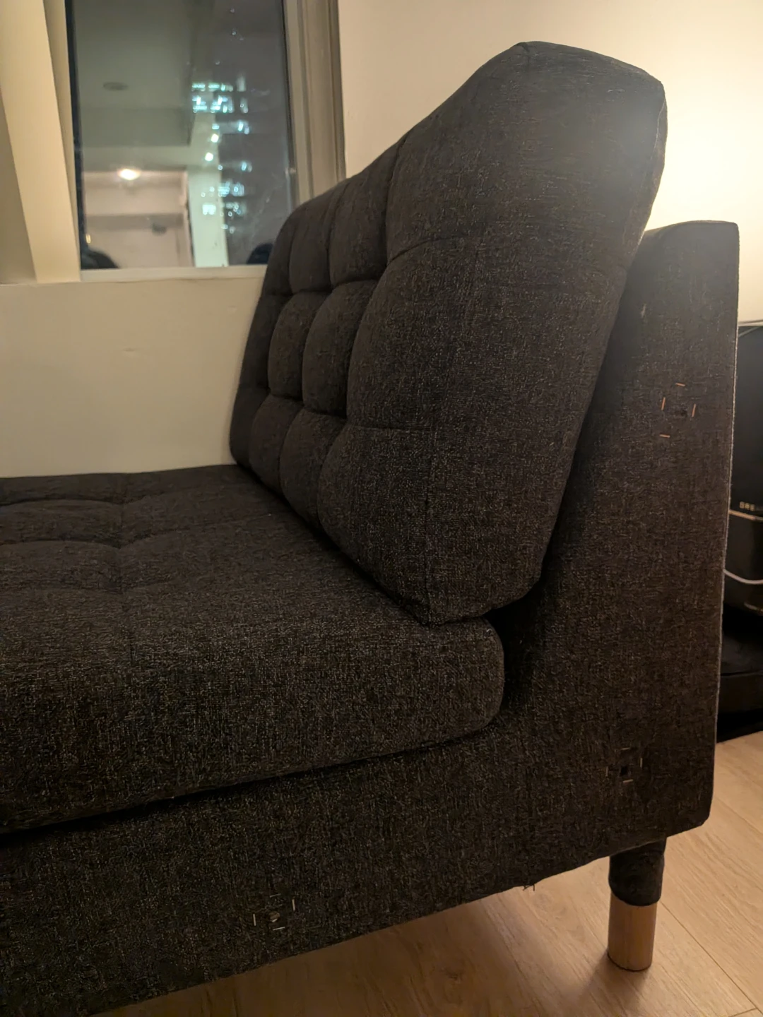 Dark Grey Chaise Lounge - photo 3