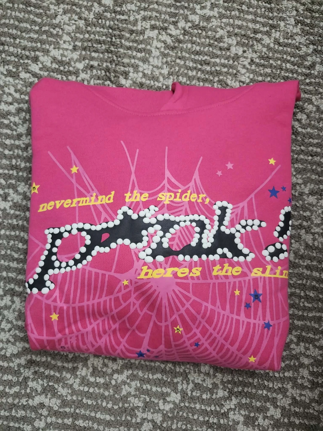 SP5R "nevermind the spider" Pink Hoodie - photo 3