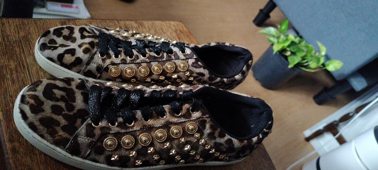 ALDO Leopard Print Studded Sneakers - photo 2