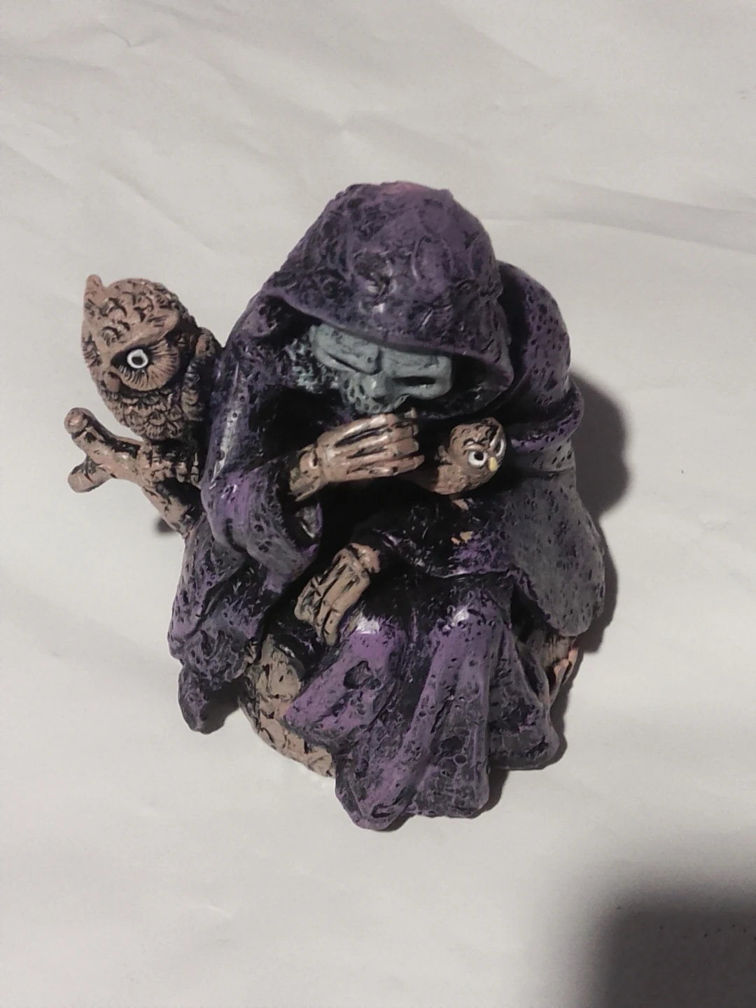 Grim Reaper Figurine with Owl - photo 2