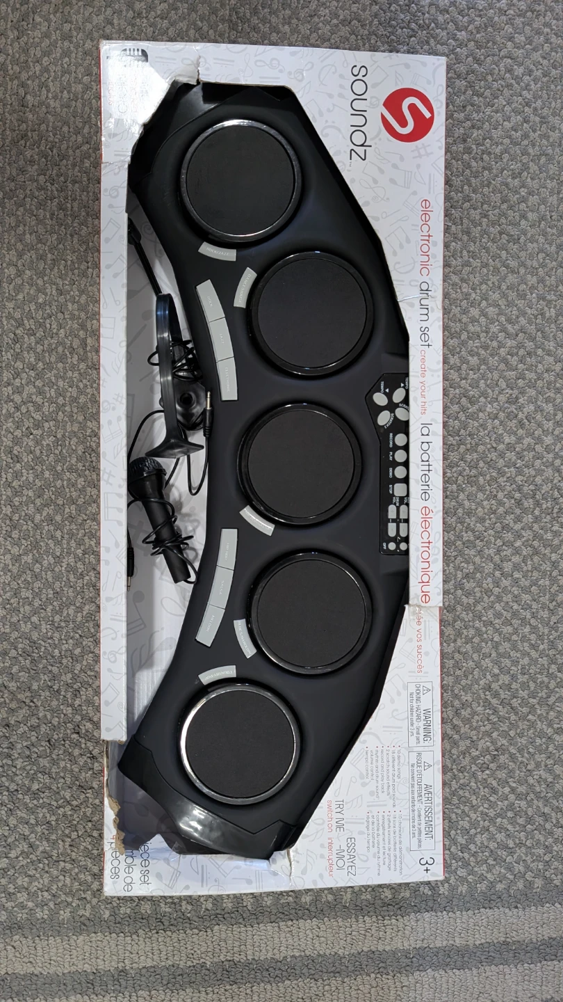 Soundz Electronic Drum Set with Microphone