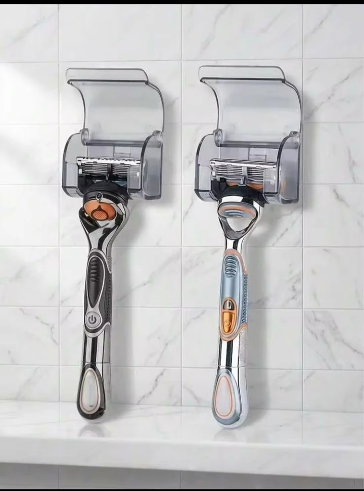 Razor Holder Wall Mount Clear