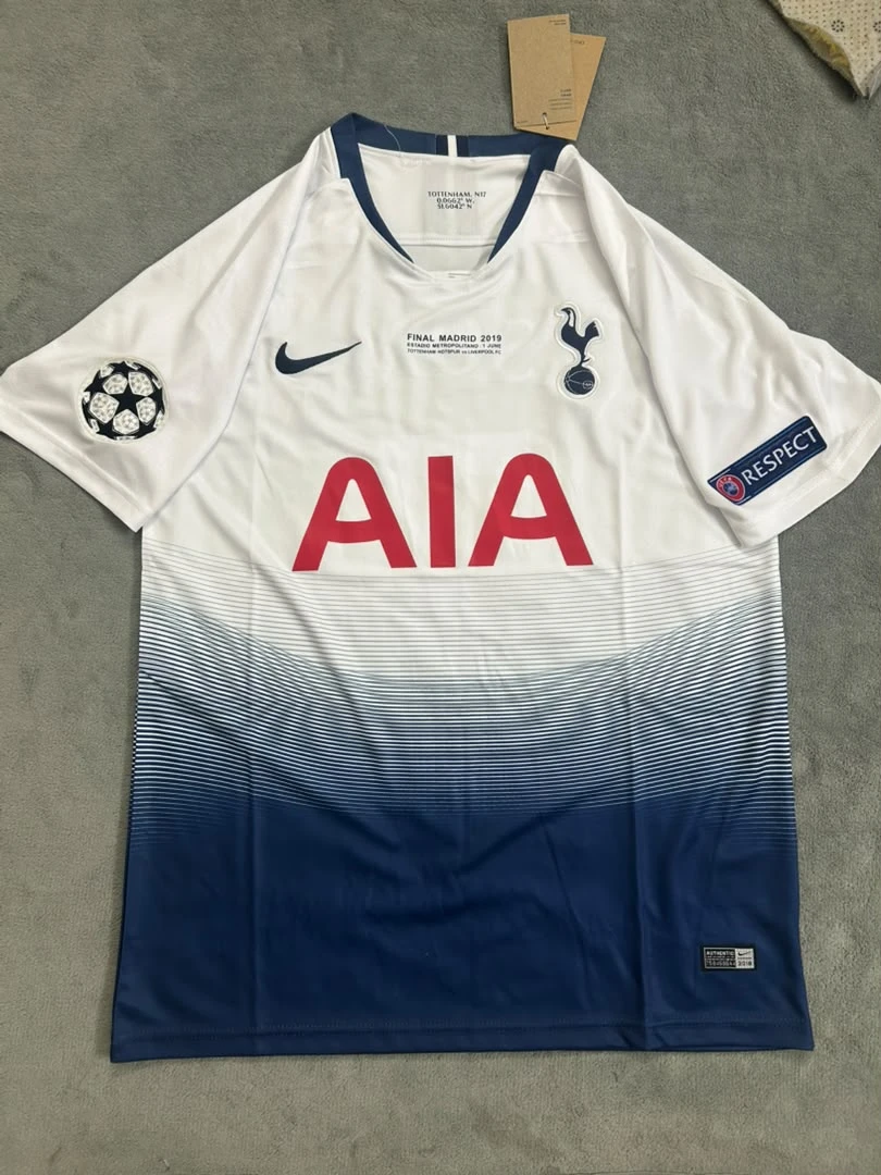 Son #7 Tottenham Hotspurs 2019 UCL final retro jersey - photo 3